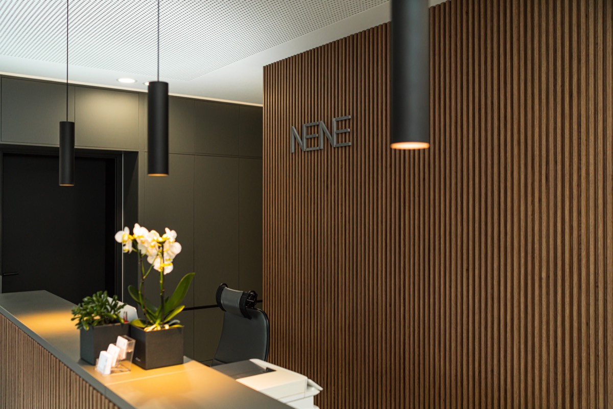 Gemütliche Kundenlounge